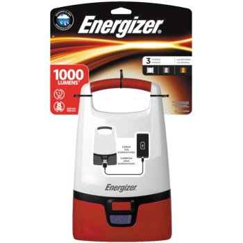 Eveready ENALU45E Vision Lantern, D Battery, LED Lamp, Plastic, Red