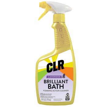 CLR BB26-6-LV Brilliant Bath Cleaner, 26 oz Bottle, Liquid, Lavender, Clear/White