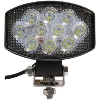 PM Great White Series V919-MV Oval Work Light, 12/24 V, LED Lamp, White