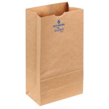 Duro Bag 71006 Heavy-Duty SOS Bag, 3-5/8 in W, 6 in L, Virgin Paper, Kraft