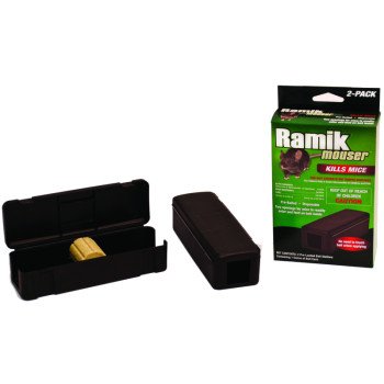 Ramik 000600 Mouser Bait Station, Solid, Characteristic, Mild, Green, 1 oz Package, Pack