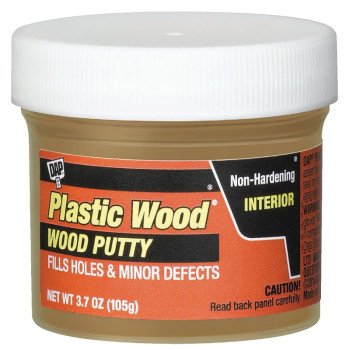 DAP 7079821272 Wood Putty, Solid, Mild, Pleasant, Natural Pine, 3.7 oz, Tub