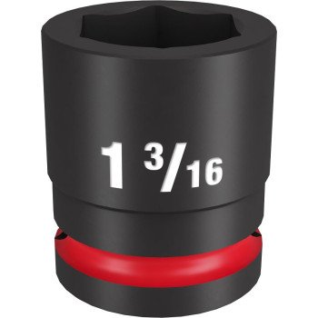 Milwaukee SHOCKWAVE Impact Duty Series 49-66-6310 Shallow Impact Socket, 1-3/16 in Socket, 3/4 in Drive, Square Drive