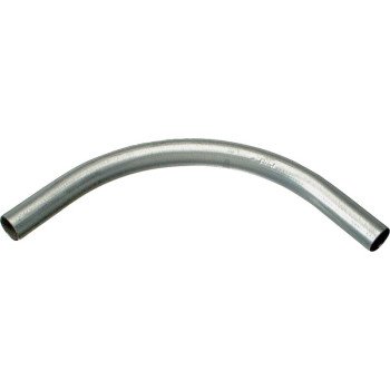 Halex 64507 EMT Elbow, 45 deg Angle, 3/4 in, Steel, Galvanized