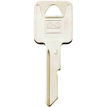 Hy-Ko 11010B46 Key Blank, Brass, Nickel