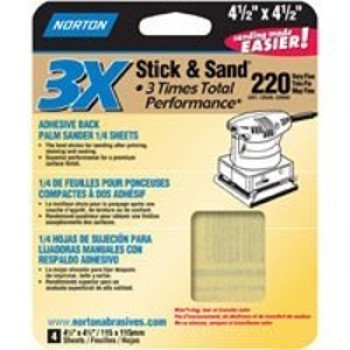 05312 SANDPAPER 4.5X4.5 150G  