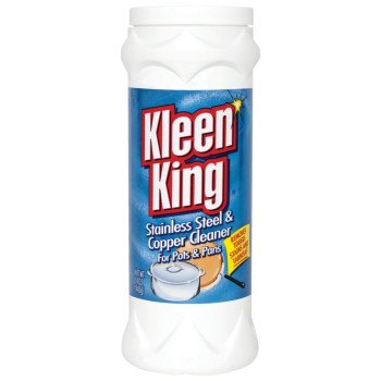 Kleen King 03020 Metal Cleaner, 14 oz Bottle, Powder, Floral, White