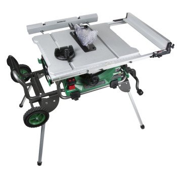 Metabo HPT C10RJSM Table Saw, 120 VAC, 15 A, 10 in Dia Blade, 5/8 in Arbor, 35 in Rip Capacity Right