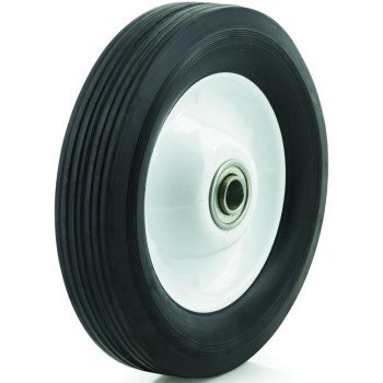 Dh Casters W-MH08134B4W Hub Wheel, Medium-Duty, Rubber