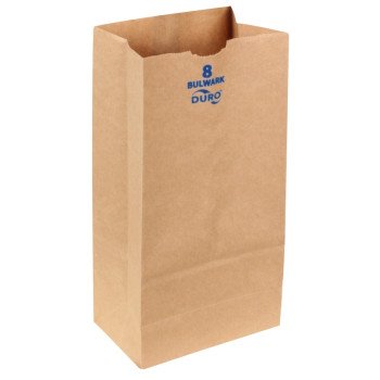 Duro Bag 71008 Heavy-Duty SOS Bag, 4-1/8 in W, 6-1/8 in L, Virgin Paper, Kraft