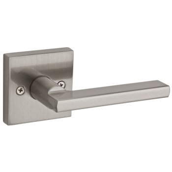 Kwikset Signature Series 157HFL SQT 15 CP Half Inactive Dummy Lever, Satin Nickel, Zinc, Residential, Reversible Hand