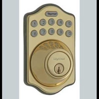 Taymor Professional Series 34-FV4067 Deadbolt, Keyed Different Key, Steel, Satin Nickel, 2-3/8 to 2-3/4 in Backset