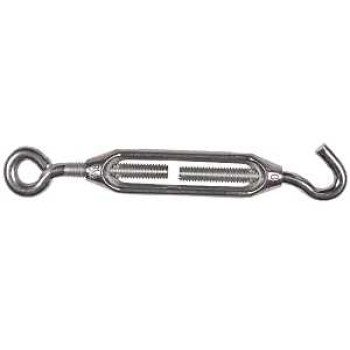 Ben-Mor 70555 Turnbuckle, 3/8 in Thread, Hook, Eye, 3 in Take-Up, Metal