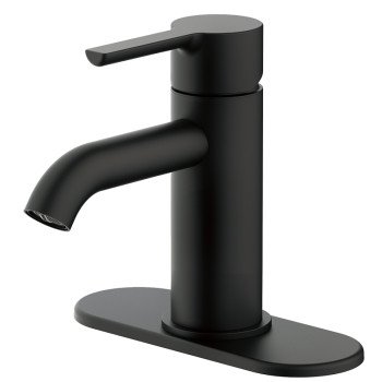 Boston Harbor FS6A0128BL Lavatory Faucet, 1.2 gpm, 1 -Faucet Handle, 1 or 3 -Faucet Hole, Metal/Plastics