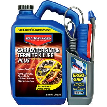 BioAdvanced 700335A Ant and Termite Killer, Liquid, Brush, Spray Application, 1.3 gal Can