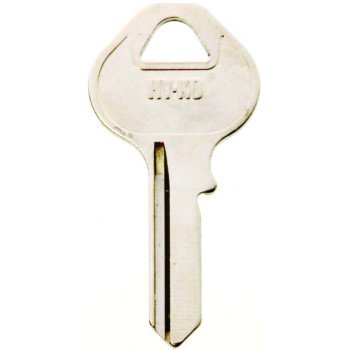 Hy-Ko 11010M4 Key Blank, Brass, Nickel, For: Master Cabinet, House Locks and Padlocks