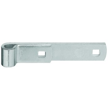 National Hardware N131-060 Strap Hinge, 6 in L x 1-1/4 in W Dimensions, 0.19 in Thick Leaf, Steel, Zinc, 100 lb