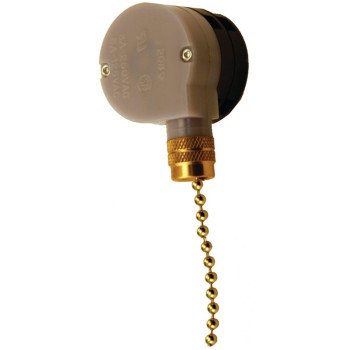 FA86 BRASS 3 SPEED FAN SWITCH 