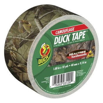 Duck 241744 Duct Tape, 10 yd L, 1.88 in W, Realtree Camo