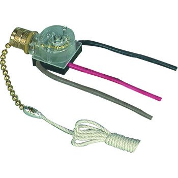 Eaton Wiring Devices BP460-SP-L Canopy Switch with Bell End, Lead Wire Terminal, 3/6 A, 125/250 V