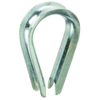 National Hardware 3232BC Series N176-818 Rope Thimble, Steel, Zinc