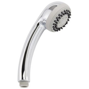 Plumb Pak K720CP Handheld Shower Head, Round, 1.8 gpm, 3-Spray Function, Polished Chrome, 3 in Dia