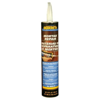 Quikrete 862002 Mortar Repair, Beige/Black/Gray, Paste, 296 mL Caulk Tube