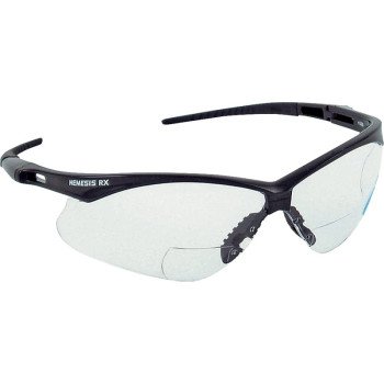 Jackson Safety 28621 Universal Readers Safety Eyewear, Hard-Coated Lens, Polycarbonate Lens, Wraparound Frame