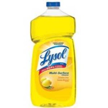 Lysol 78909-EYW Household Cleaner, 1.2 L Bottle, Liquid, Lemon Breeze