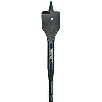 DEWALT DW1584 Spade Drill Bit, 1-1/4 in Dia, 6 in OAL, 1/4 in Dia Shank, Hex Shank