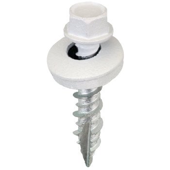 Acorn International SW-MW1BW250 Screw, #9 Thread, High-Low, Twin Lead Thread, Hex Drive, Self-Tapping, Type 17 Point, 250/BAG