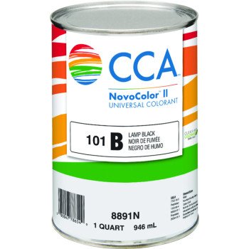 CCA NovoColor II Series 076.008891N.005 Universal Colorant, Carbon Black, Liquid, 1 qt