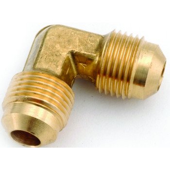 Anderson Metals 754055-08 Tube Elbow, 1/2 in, 90 deg Angle, Brass, 750 psi Pressure