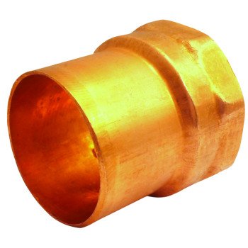 Elkhart Products 103-2 Series 30236 Street Pipe Adapter, 1/2 in, FTG x Female, Copper