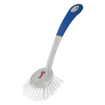 Quickie 2054870 Corner Scrub Brush, Polypropylene Bristle, White Bristle, 3-1/2 in W Brush, 10-3/4 in OAL