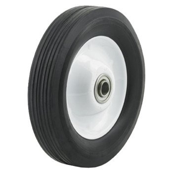 Dh Casters W-MH08134B5W Hub Wheel, Medium-Duty, Rubber