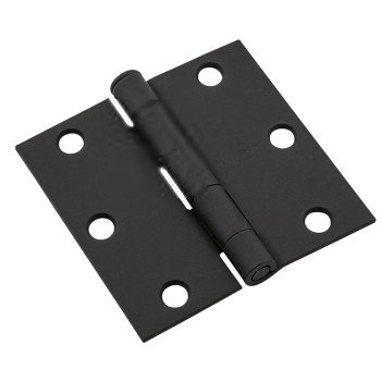 National Hardware N830-424 Door Hinge, Steel, Removable Pin, Mortise Mounting, 50 lb