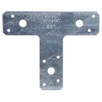 Simpson Strong-Tie T 66T T-Strap Tie, 14 ga Gauge, Steel, Galvanized/Zinc