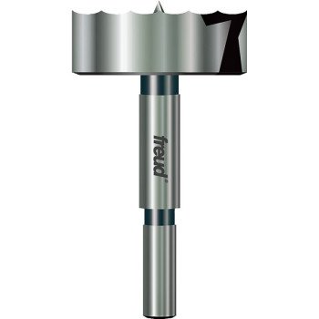 Freud Precision Shear PB-014 Forstner Bit, 1-7/8 in Dia, 3-1/2 in OAL, 3/8 in Dia Shank