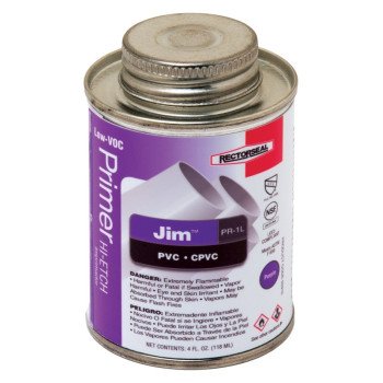 Rectorseal 55910 Hi-Etch Primer, Liquid, Purple, 0.25 pt