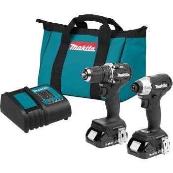 Makita LXT CX203SYB Sub-Compact Brushless Combo Kit, Battery Included, 1.5 Ah, 18 V, Lithium-Ion