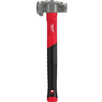 Milwaukee  48-22-9040 Lineman's Hammer, 36 oz Head, Milled, Smooth Strike Head, Steel Head, 15 in OAL