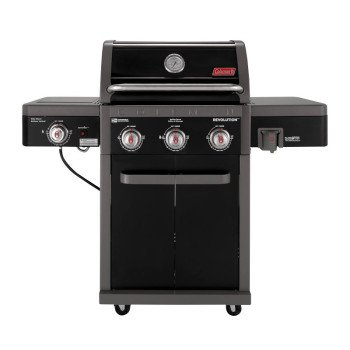 Coleman Revolution RV-301BBQ Barbecue Grill, 45,000 Btu/hr, Propane, 3-Burner