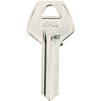 Hy-Ko 11010CO97 Key Blank, Brass, Nickel, For: Corbin Russwin Cabinet, House Locks and Padlocks