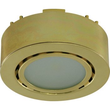 UCP-LED1-PB POLISH BRASS RECES