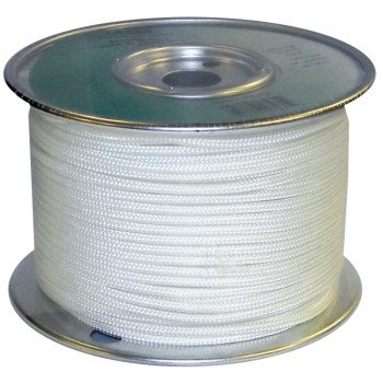 Laser 97232 Starter Cord, 9/64 in Dia, 200 ft L, Nylon, White