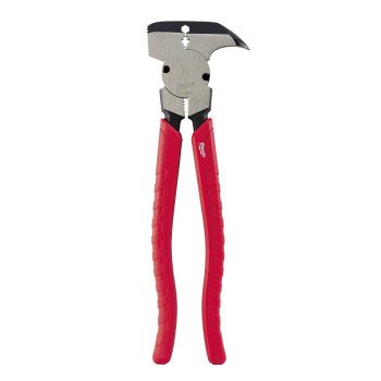 Milwaukee 48-22-6410 Fencing Pliers, 8 AWG Cutting Capacity, 10-39/64 in OAL, 51/64 in L Jaw, 3-13/64 in W Jaw