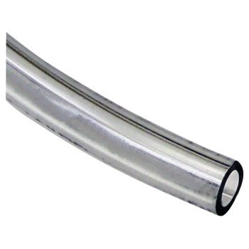 Abbott Rubber T10 Series T10005010 Tubing, 5/8 in OD, 1/2 in ID, Clear, 100 ft L