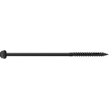 Camo 0365260 Structural Screw, 5/16 in Thread, 8 in L, Hex Head, Hex Drive, Sharp Point, PROTECH Ultra 4 Coated, 10