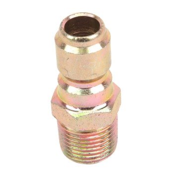 Forney 75136 Plug, 3/8 in Connection, Quick Connect Plug x MNPT, Steel